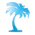 Пальма синяя 1